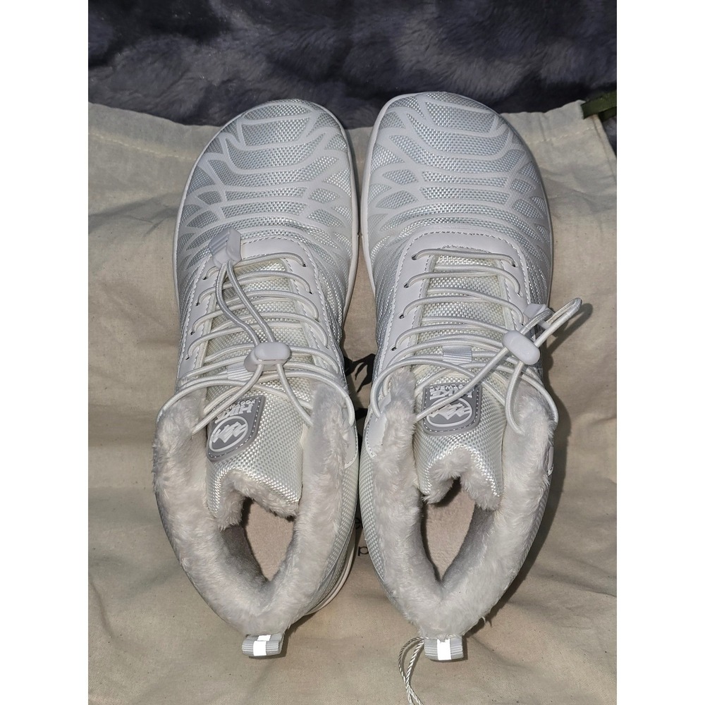 NWT Hike Footwear Lorax Winter Boot‎ White Faux Fur Lined Barefoot Women 6 EU 36 - Picture 4 of 8
